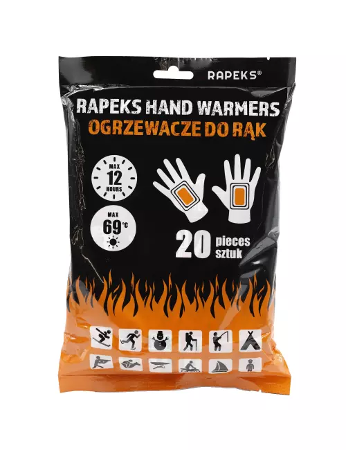 Ogrzewacze do rąk RAPEKS HAND WARMER (20 sztuk)